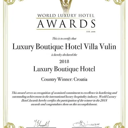Hotel Luxury Boutique Vulin Pula